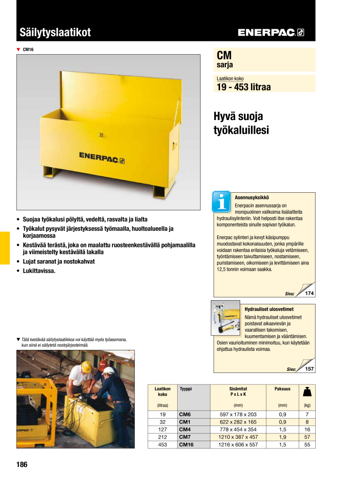 ENERPAC - TEOLLISUUSTYÖKALUT NR.: 21056 - Seite 188