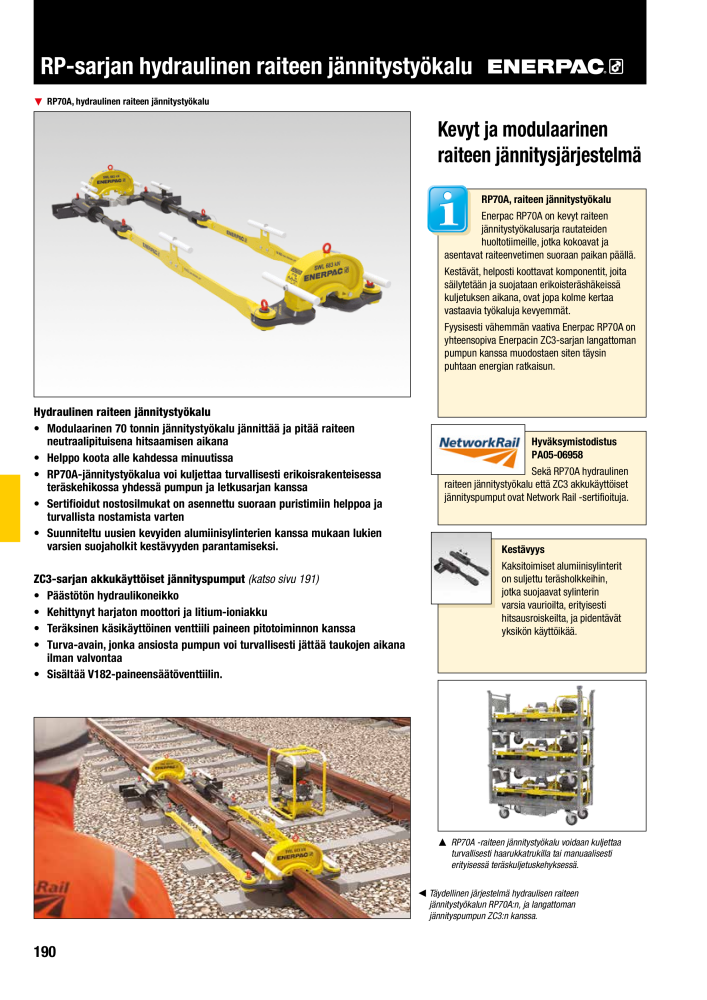 ENERPAC - TEOLLISUUSTYÖKALUT NR.: 21056 - Pagina 192