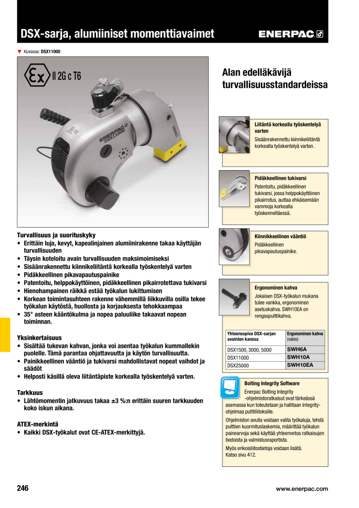 ENERPAC - TEOLLISUUSTYÖKALUT n.: 21056 - Pagina 248