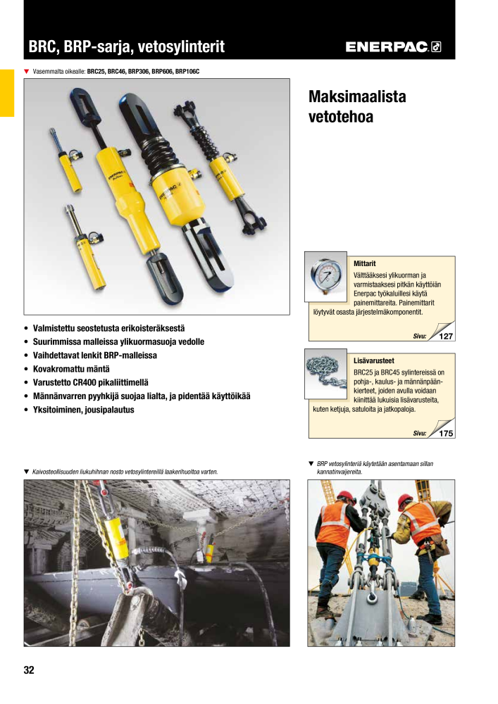 ENERPAC - TEOLLISUUSTYÖKALUT NR.: 21056 - Pagina 34