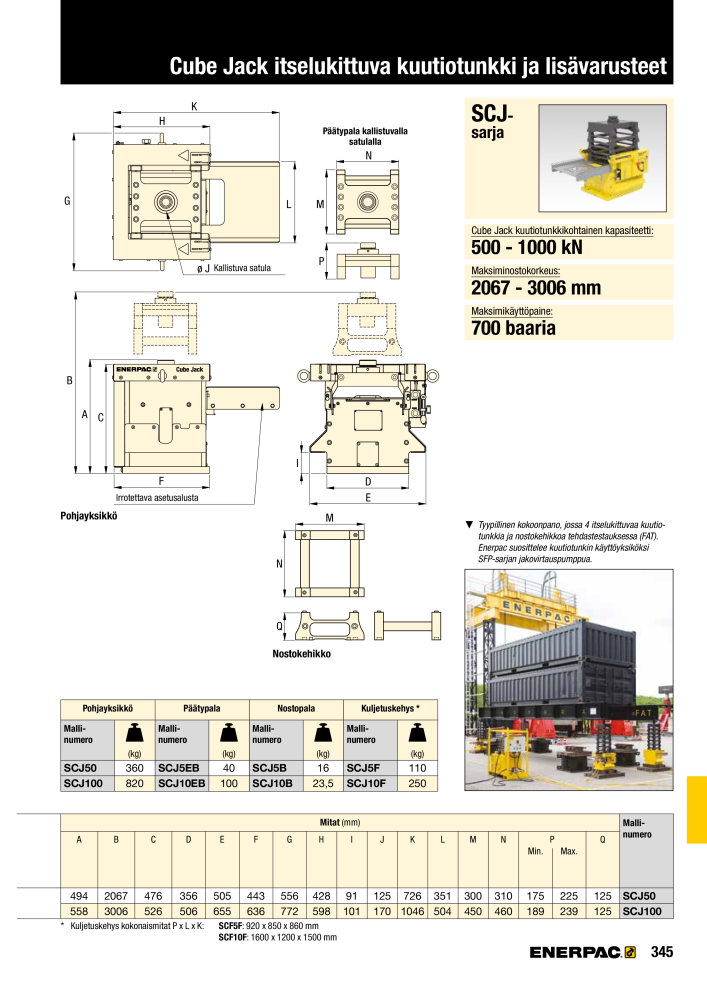 ENERPAC - TEOLLISUUSTYÖKALUT NR.: 21056 - Seite 347