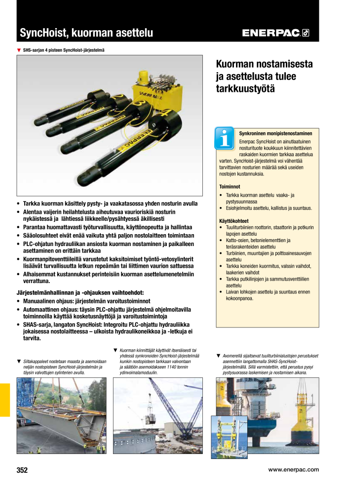 ENERPAC - TEOLLISUUSTYÖKALUT NR.: 21056 - Pagina 354