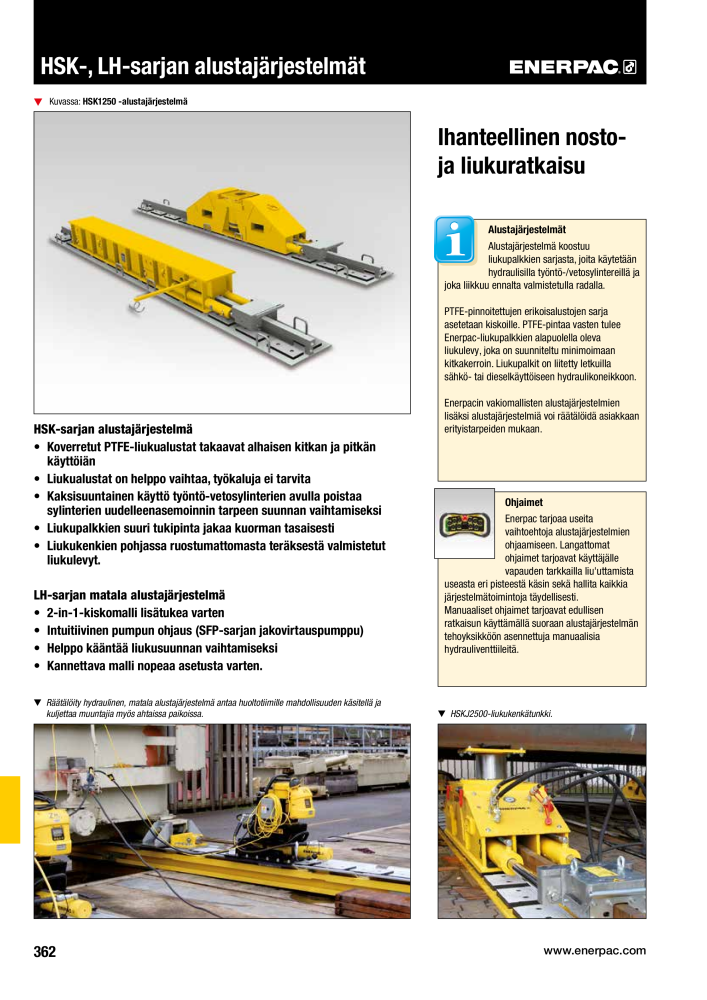 ENERPAC - TEOLLISUUSTYÖKALUT Nb. : 21056 - Page 364