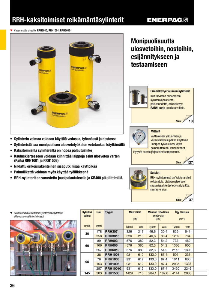 ENERPAC - TEOLLISUUSTYÖKALUT NO.: 21056 - Page 38