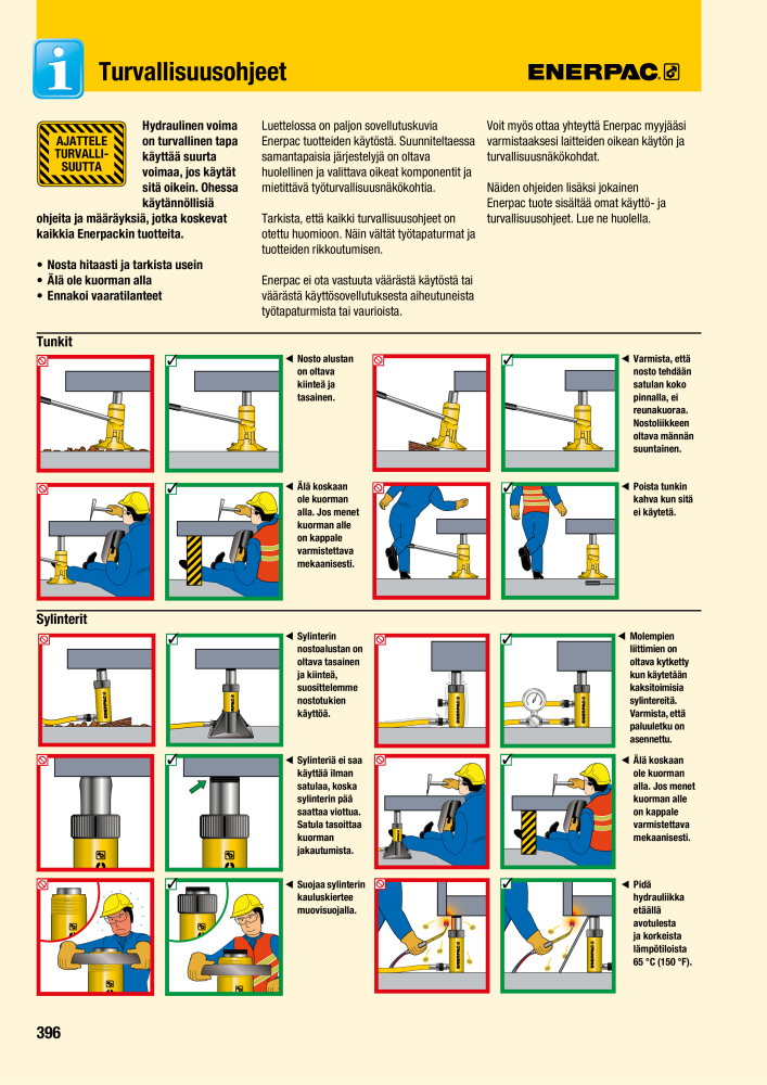 ENERPAC - TEOLLISUUSTYÖKALUT Nº: 21056 - Página 398