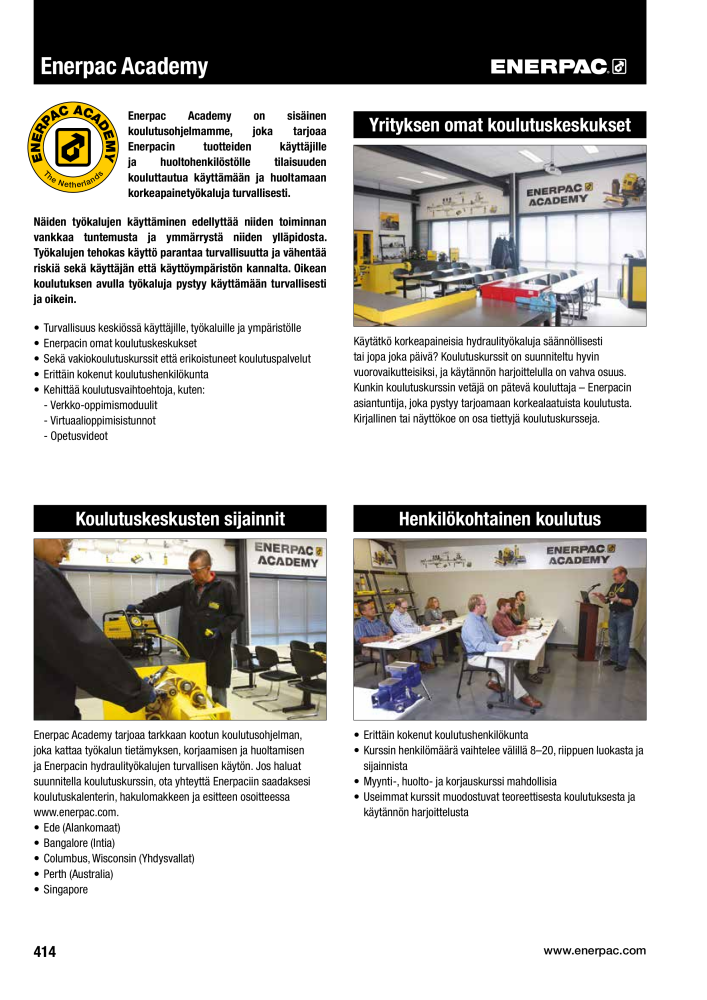 ENERPAC - TEOLLISUUSTYÖKALUT n.: 21056 - Pagina 416