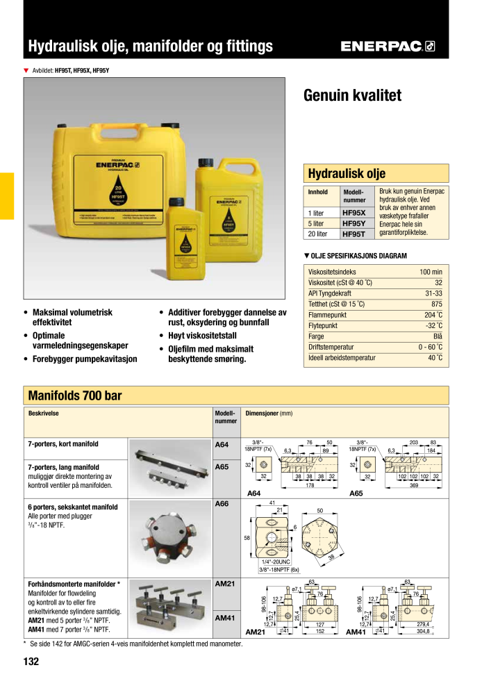 ENERPAC - INDUSTRIVERKTØY NEJ.: 21058 - Sida 134