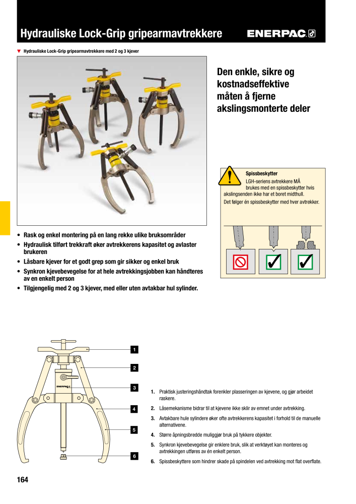 ENERPAC - INDUSTRIVERKTØY NR.: 21058 - Pagina 166