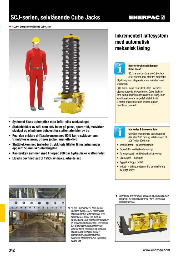 ENERPAC - INDUSTRIVERKTØY NR.: 21058 - Seite 344