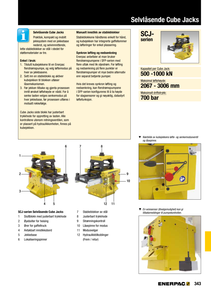 ENERPAC - INDUSTRIVERKTØY NR.: 21058 - Pagina 345