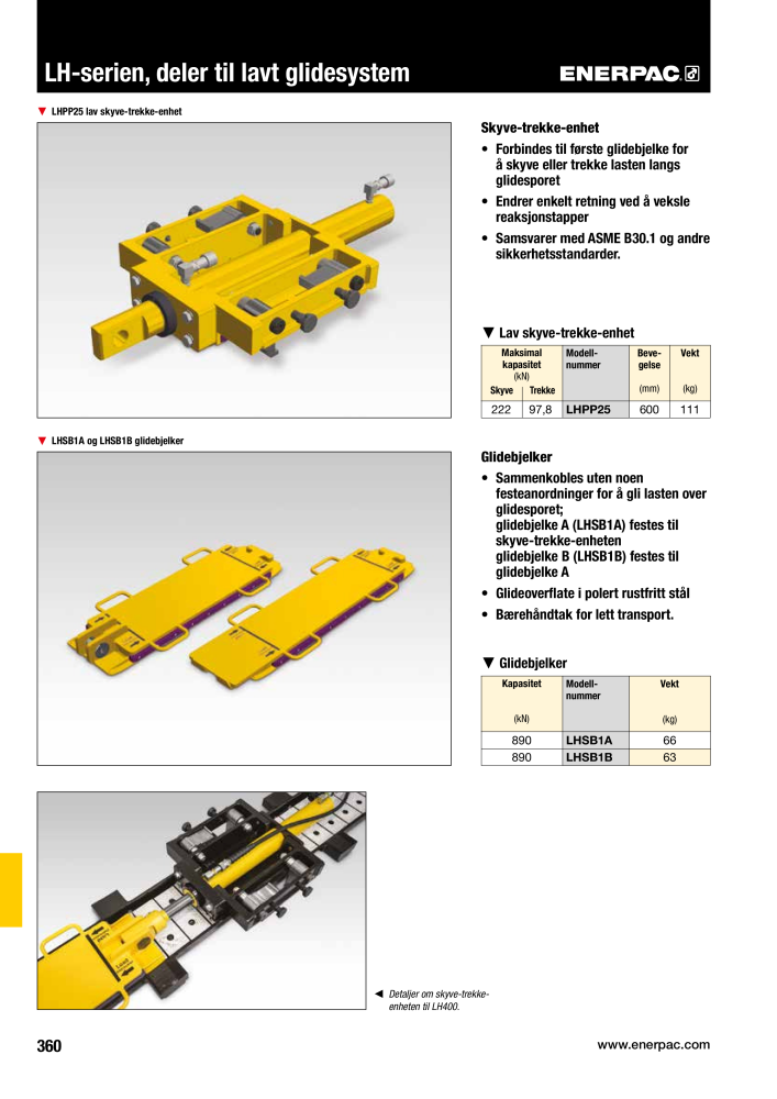 ENERPAC - INDUSTRIVERKTØY Č. 21058 - Strana 362