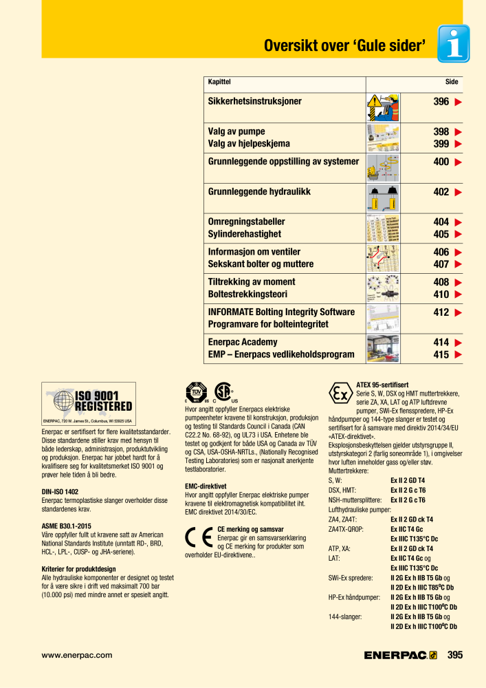 ENERPAC - INDUSTRIVERKTØY NR.: 21058 - Pagina 397