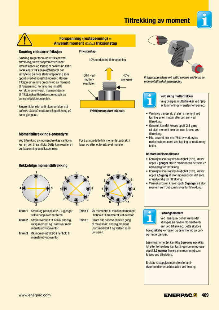 ENERPAC - INDUSTRIVERKTØY NEJ.: 21058 - Sida 411