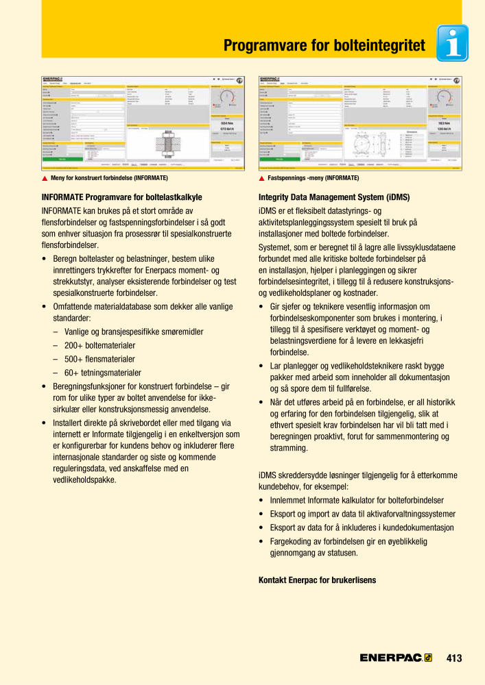 ENERPAC - INDUSTRIVERKTØY NR.: 21058 - Pagina 415