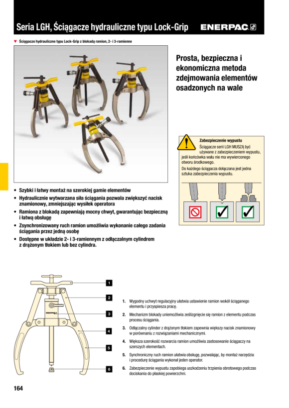 Enerpac ABZIEHER, SPERRGRIFF, HYD-SET, 3J, 10T, E-PUMPE, 230V LGHS310EE