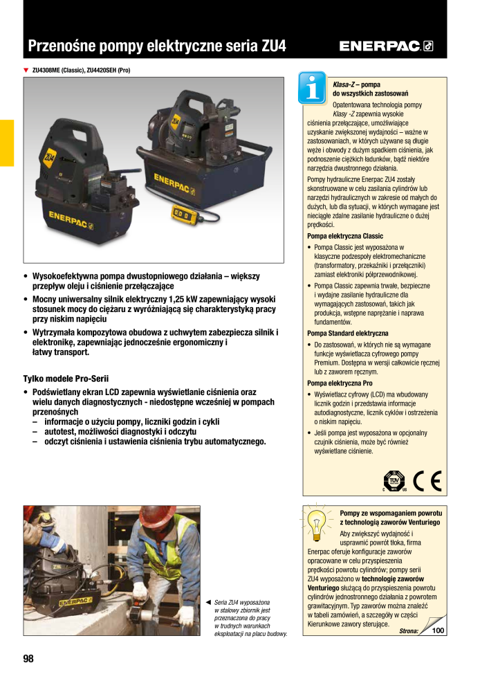 ENERPAC - NARZĘDZIA PRZEMYSŁOWE Nº: 21059 - Página 100