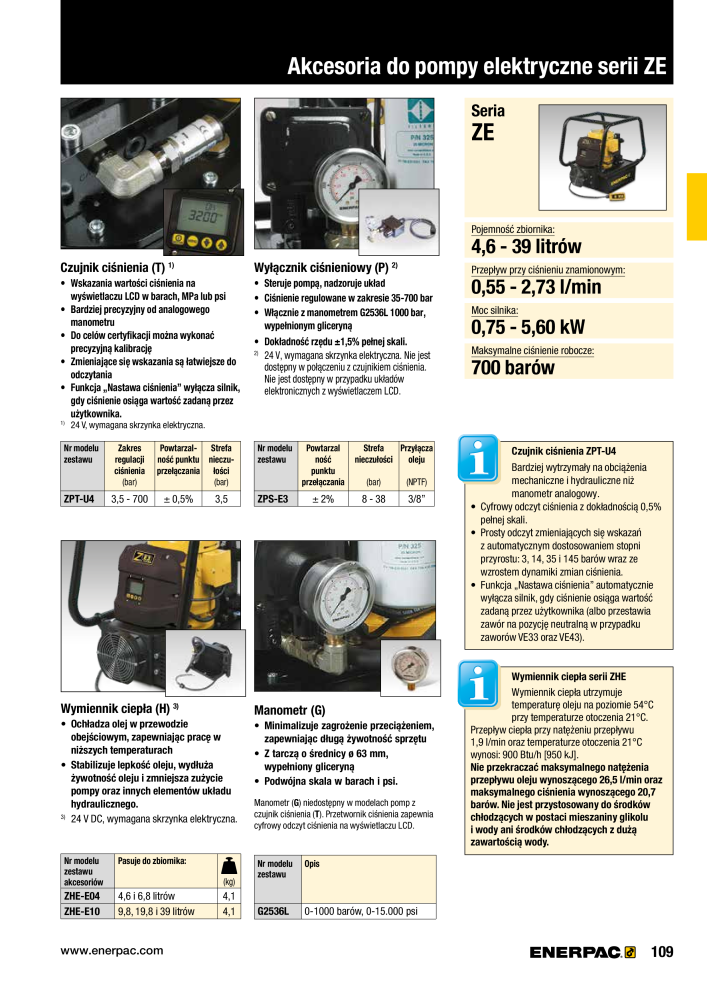 ENERPAC - NARZĘDZIA PRZEMYSŁOWE Nº: 21059 - Página 111