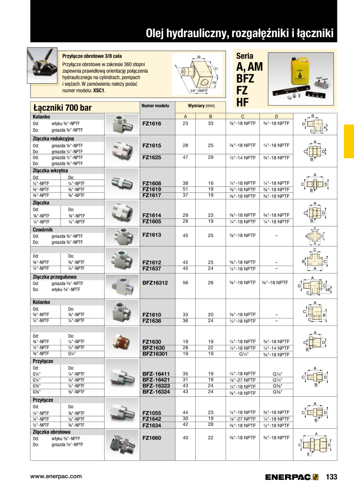 ENERPAC - NARZĘDZIA PRZEMYSŁOWE NR.: 21059 - Pagina 135