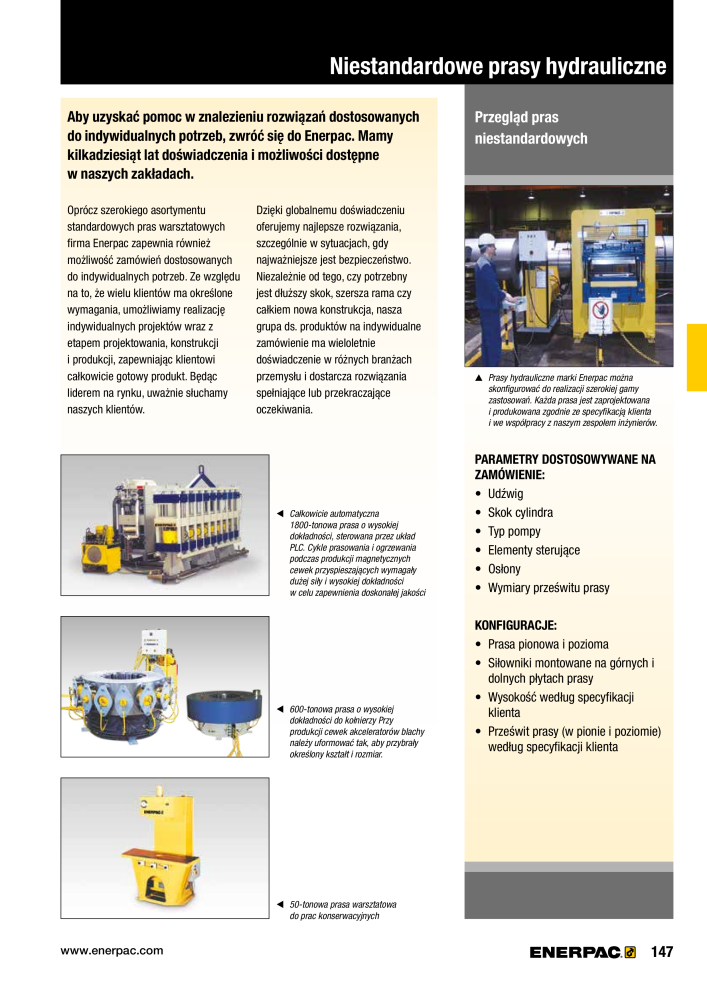 ENERPAC - NARZĘDZIA PRZEMYSŁOWE Nb. : 21059 - Page 149