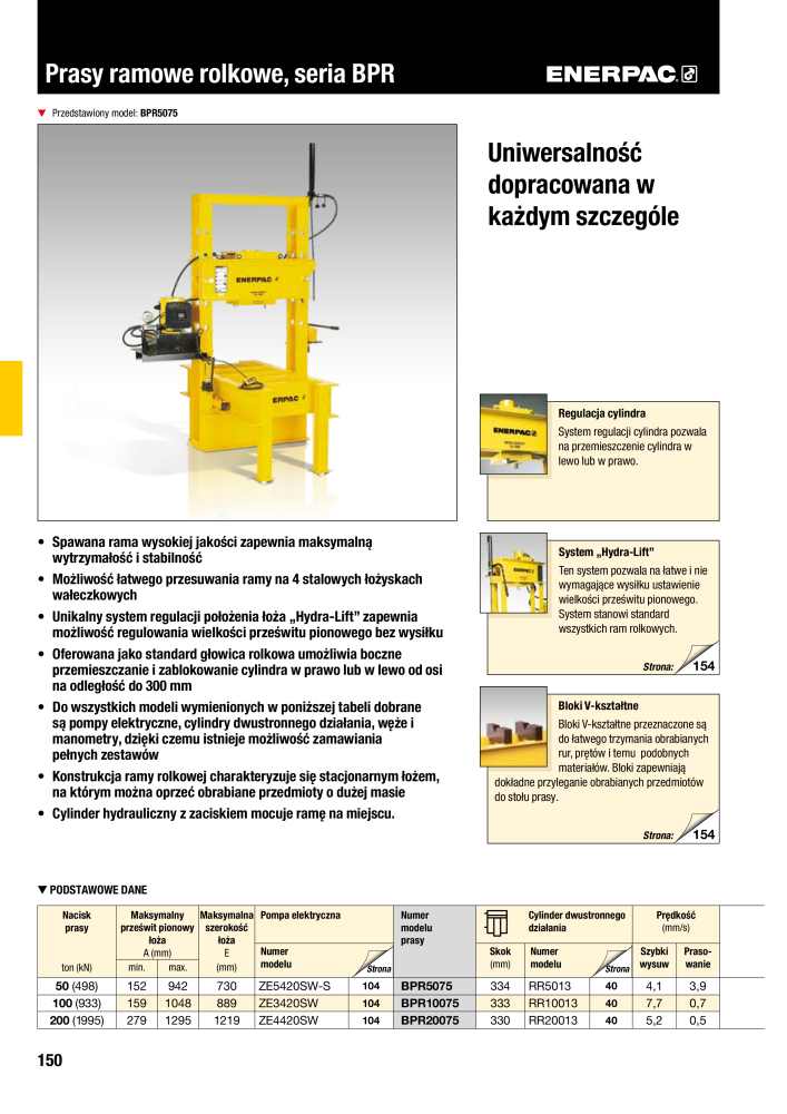 ENERPAC - NARZĘDZIA PRZEMYSŁOWE NR.: 21059 - Pagina 152