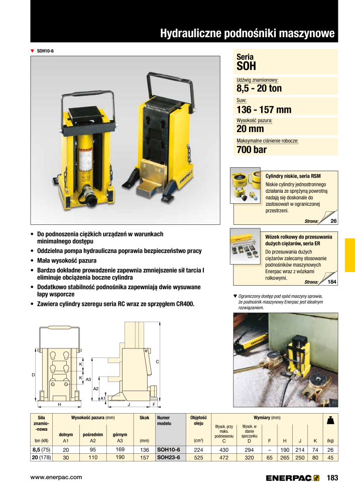 ENERPAC - NARZĘDZIA PRZEMYSŁOWE NR.: 21059 - Strona 185