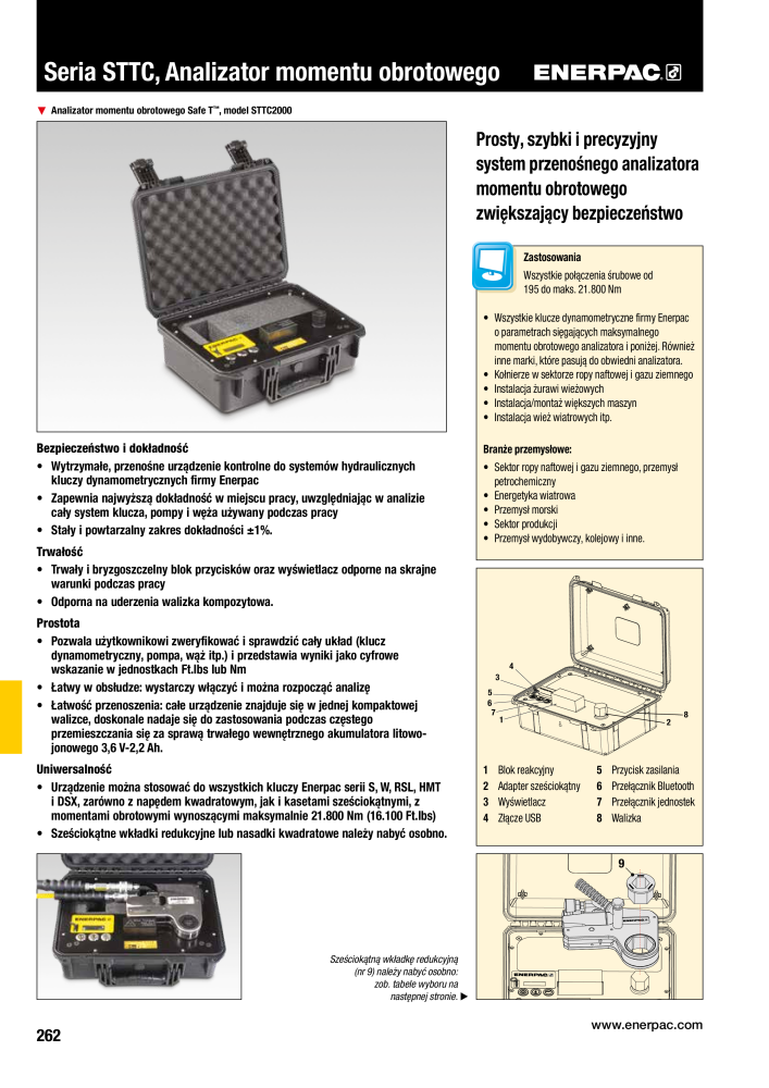 ENERPAC - NARZĘDZIA PRZEMYSŁOWE NR.: 21059 - Strona 264