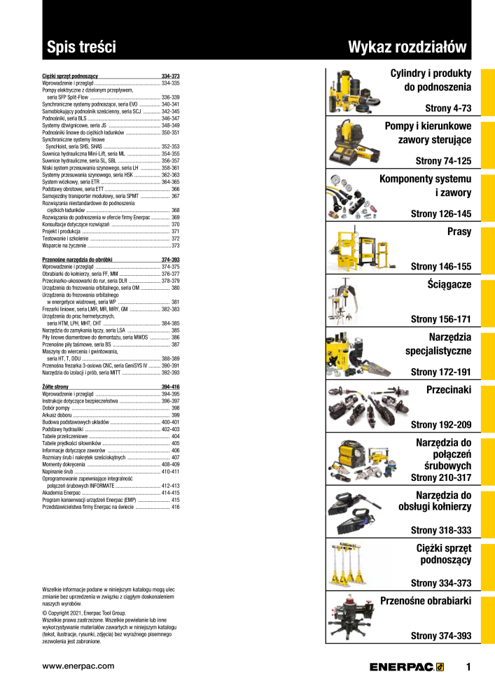 ENERPAC - NARZĘDZIA PRZEMYSŁOWE Nº: 21059 - Página 3