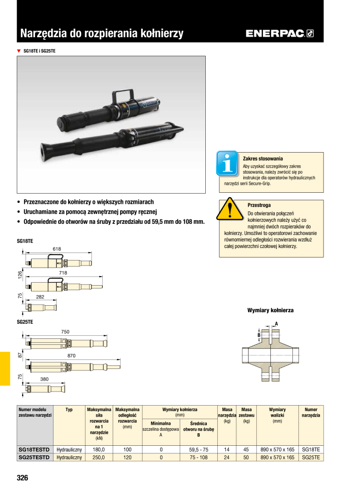 ENERPAC - NARZĘDZIA PRZEMYSŁOWE NR.: 21059 - Strona 328