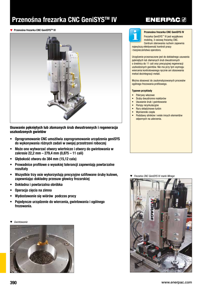 ENERPAC - NARZĘDZIA PRZEMYSŁOWE NR.: 21059 - Strona 392