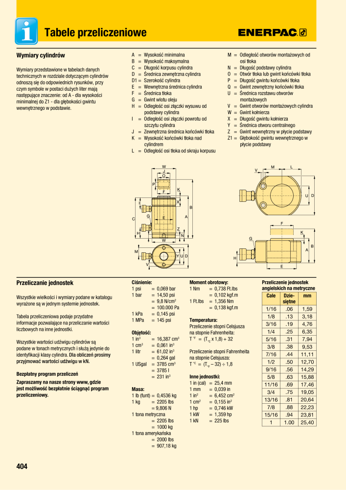 ENERPAC - NARZĘDZIA PRZEMYSŁOWE Nº: 21059 - Página 406