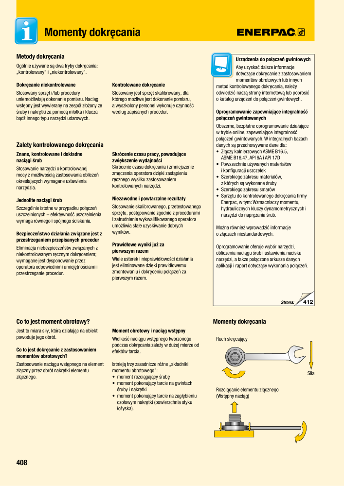 ENERPAC - NARZĘDZIA PRZEMYSŁOWE NR.: 21059 - Strona 410