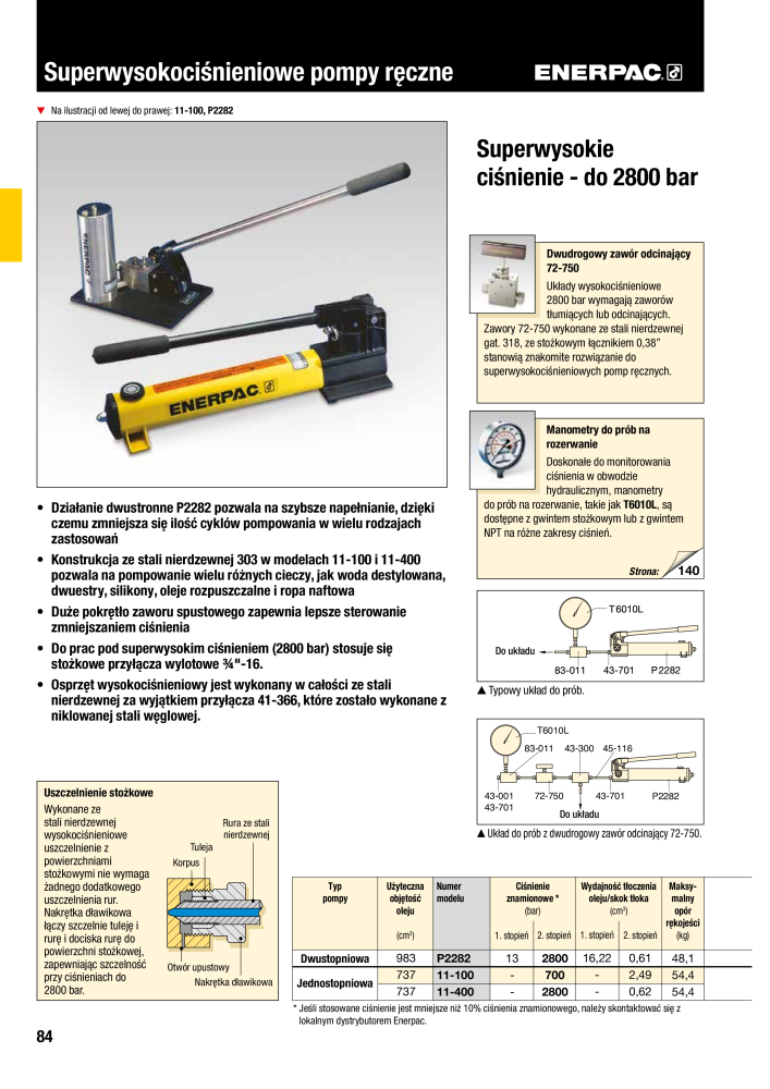 ENERPAC - NARZĘDZIA PRZEMYSŁOWE n.: 21059 - Pagina 86