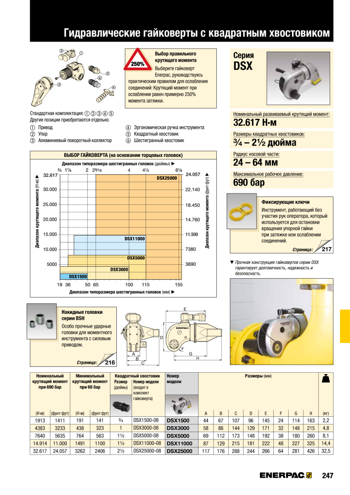 ENERPAC - ПРОМЫШЛЕННЫЕ ИНСТРУМЕНТЫ NEJ.: 21062 - Sida 249