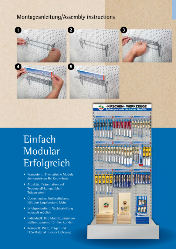 KIRSCHEN Wandhalter Super-Flex 1  33 x 4 cm 8200216