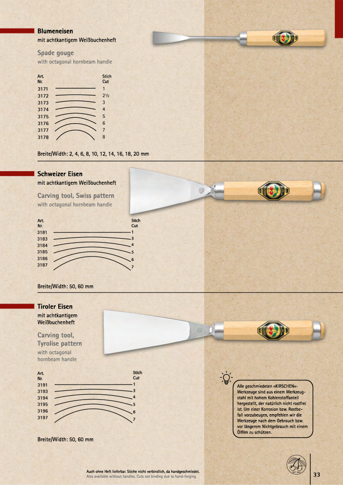 Kirschen Tools Catalog NO.: 21076 - Page 33