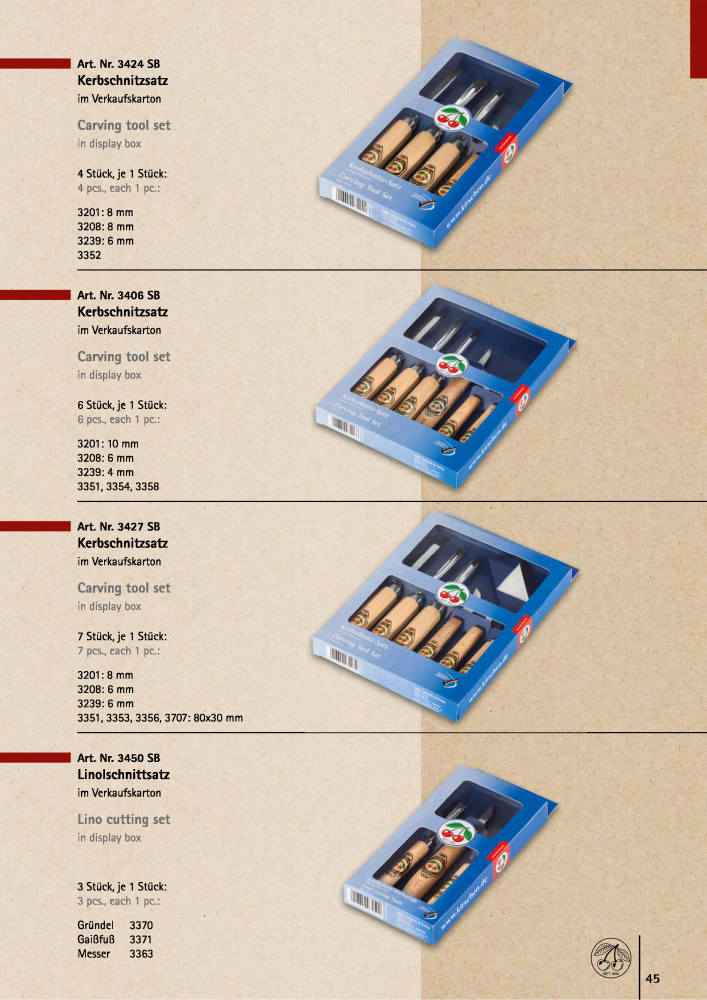 Kirschen Tools Catalog Č. 21076 - Strana 45