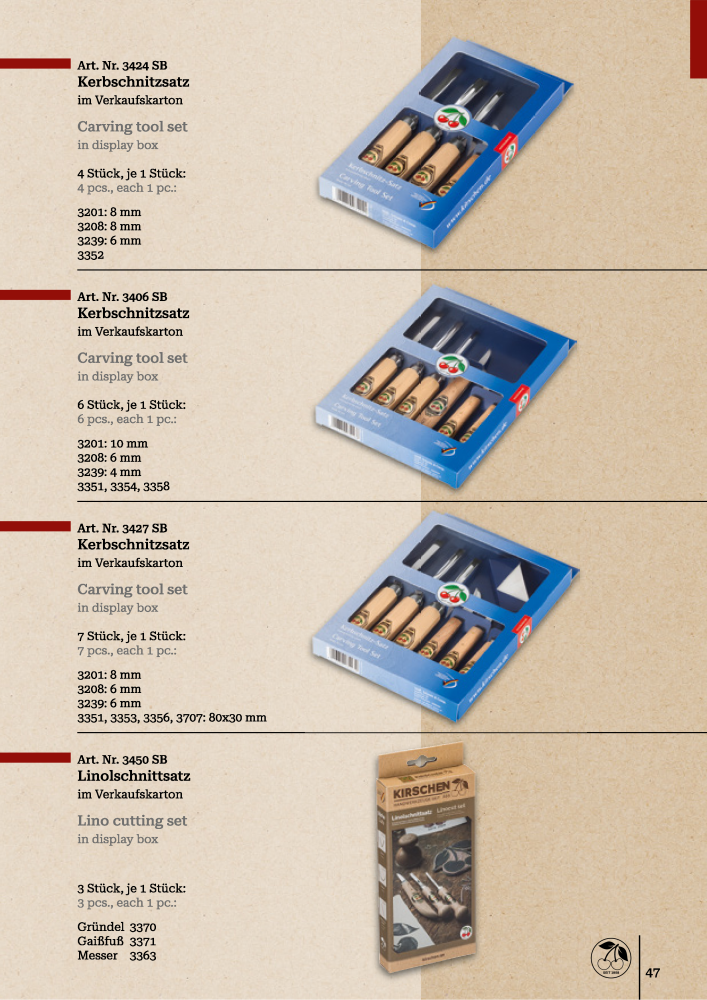 Kirschen Tools Catalog NR.: 21076 - Strona 47