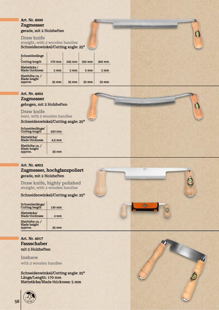 Kirschen Tools Catalog NO.: 21076 - Page 58