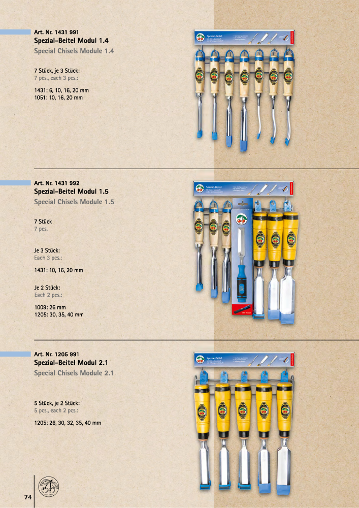 Kirschen Tools Catalog Č. 21076 - Strana 74