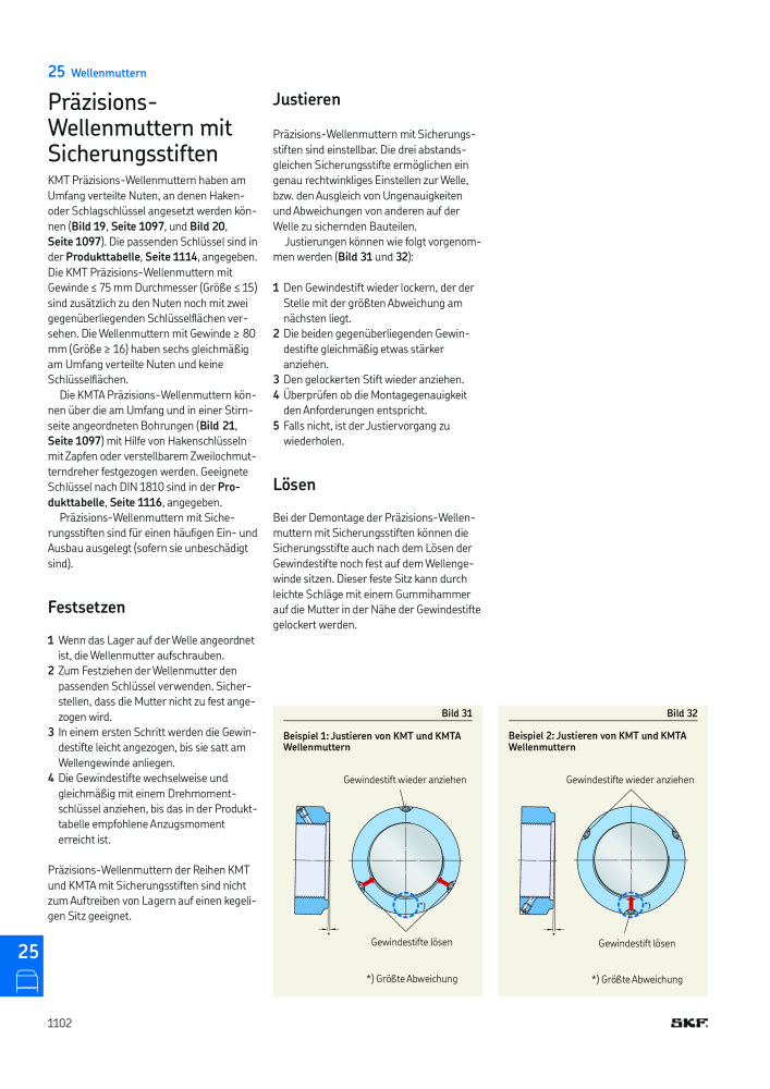 SKF - Wälzlager Nº: 21089 - Página 1104