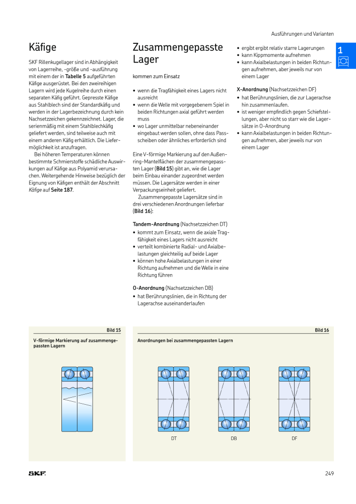 SKF - Wälzlager NR.: 21089 - Seite 251