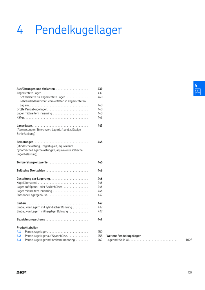 SKF - Wälzlager Nº: 21089 - Página 439