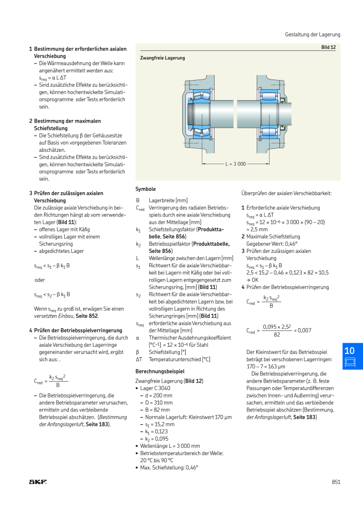 SKF - Wälzlager NR.: 21089 - Seite 853