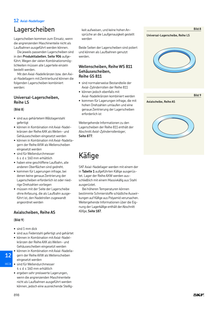 SKF - Wälzlager Nº: 21089 - Página 900