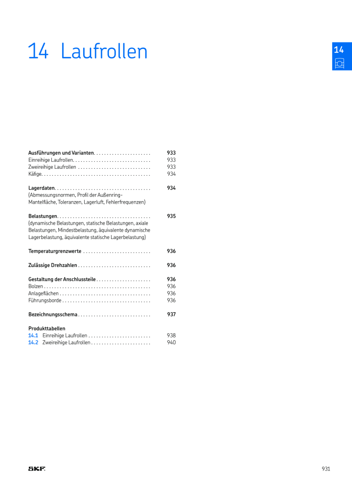 SKF - Wälzlager Nº: 21089 - Página 933