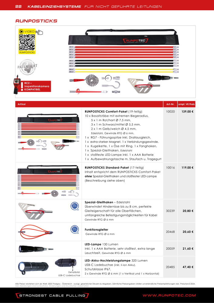 RUNPOTEC - Hauptkatalog Č. 21091 - Strana 22