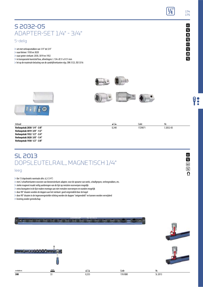 GEDORE Algemene catalogus NR.: 2110 - Pagina 175