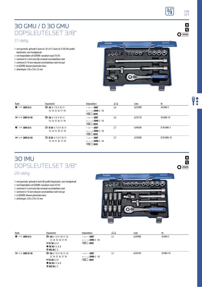 GEDORE Algemene catalogus NO.: 2110 - Page 177