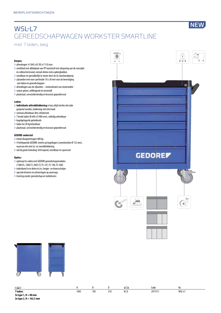 GEDORE Algemene catalogus Nº: 2110 - Página 20