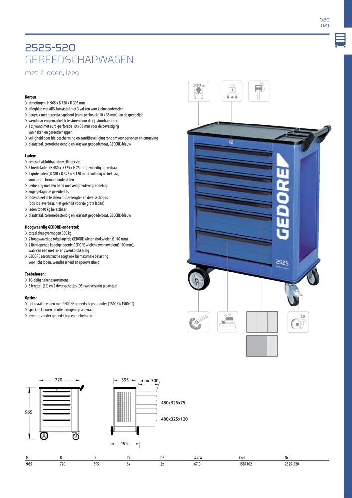 GEDORE Algemene catalogus NR.: 2110 - Pagina 21